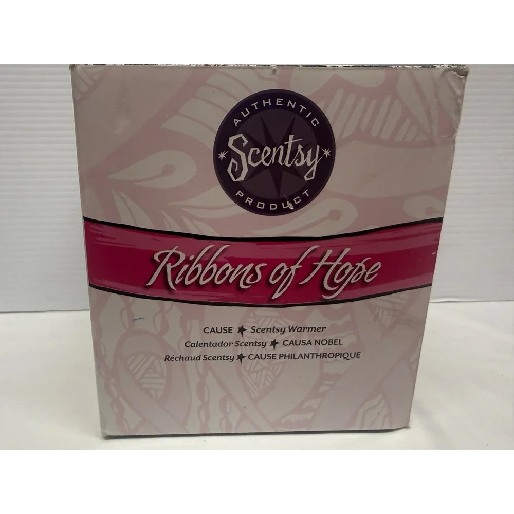 Scentsy Ribbons Of Hope Breast Cancer Warmer! Original Box Unused New